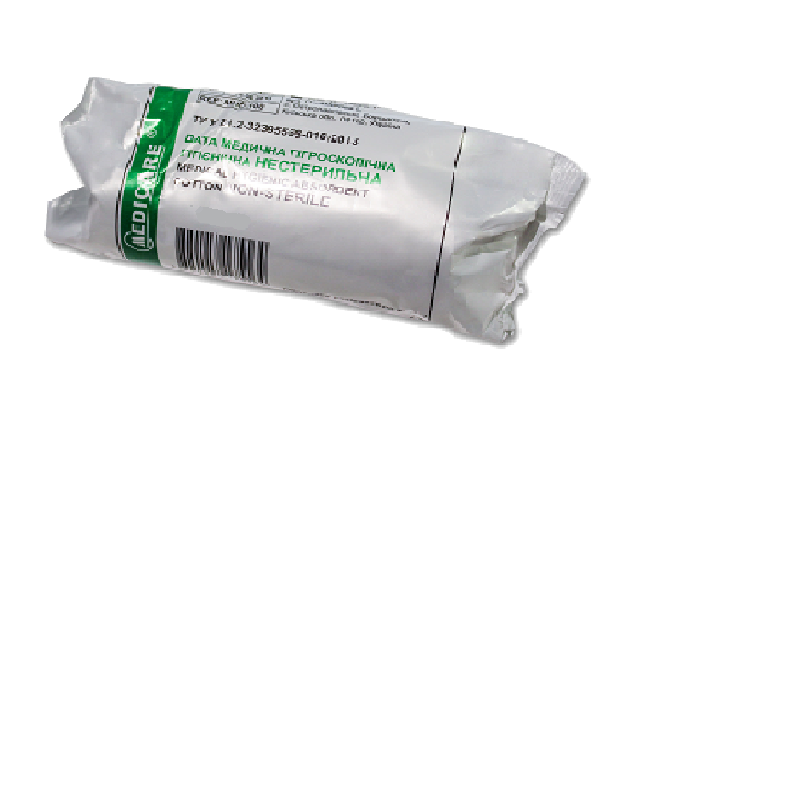 Вата медична гігроскопічна гігієнічна н/с , 50 г. (9901371293538)